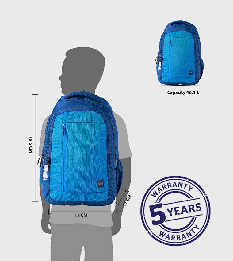 Binate Patterned Backpack