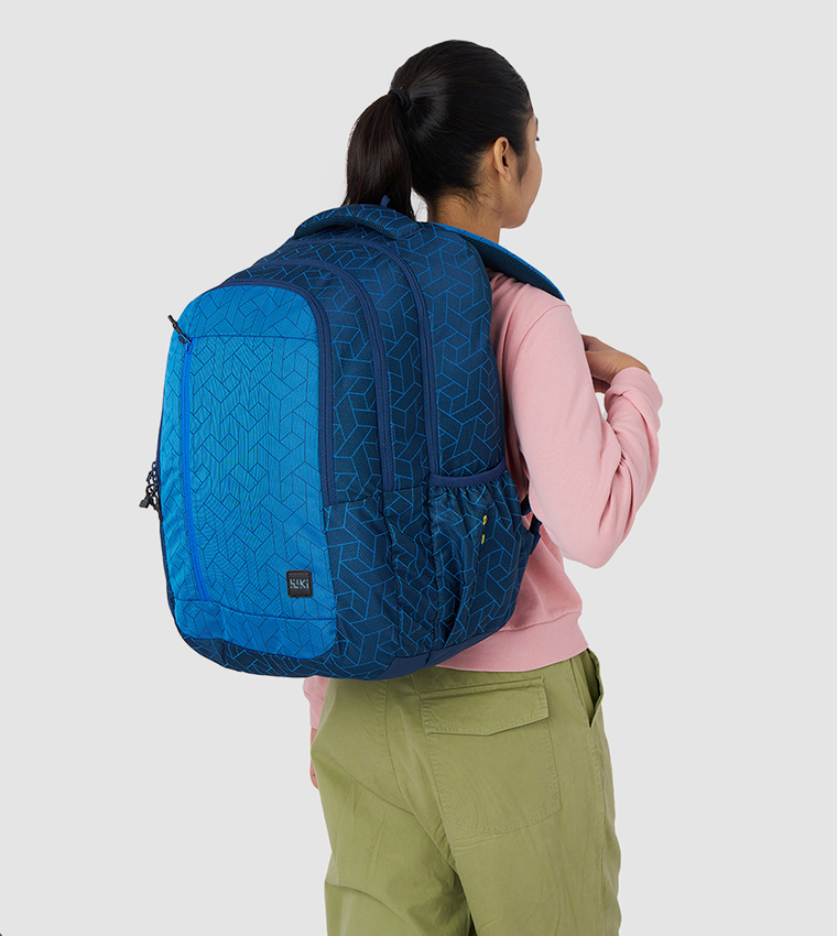 Binate Patterned Backpack