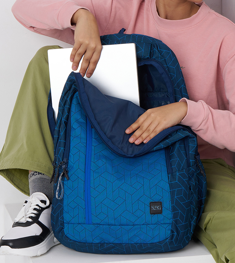 Binate Patterned Backpack