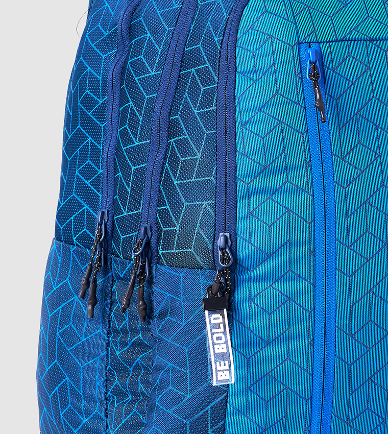 Binate Patterned Backpack