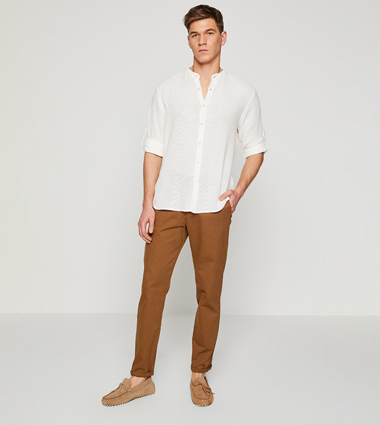 Koton  Chinos - Brown Chinos