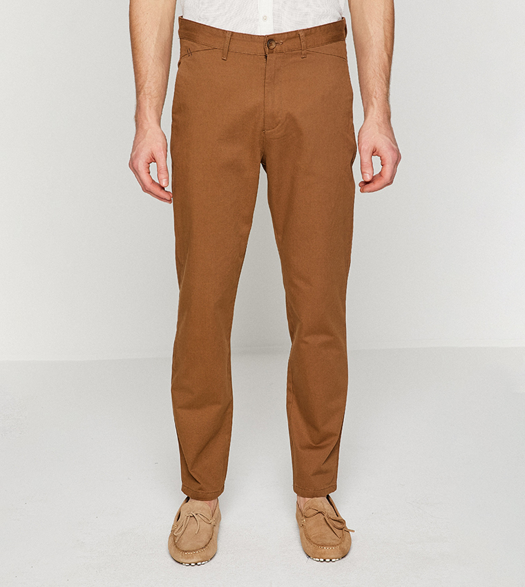 Koton  Chinos - Brown Chinos