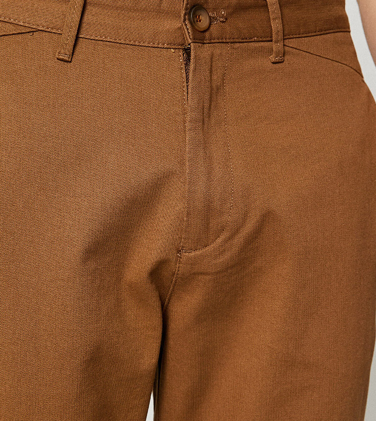 Koton  Chinos - Brown Chinos
