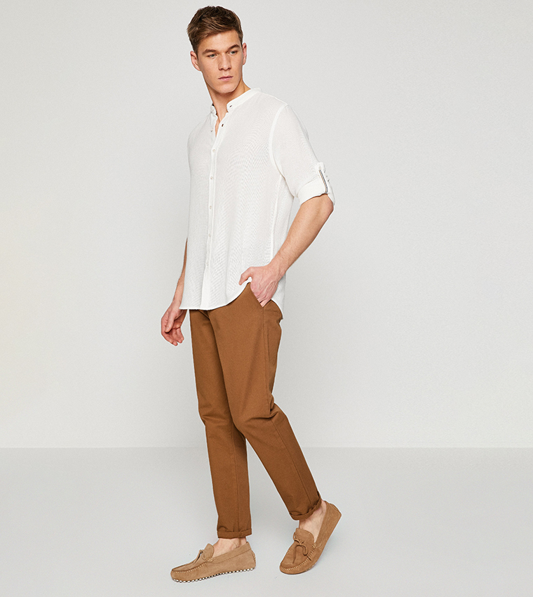 Koton  Chinos - Brown Chinos