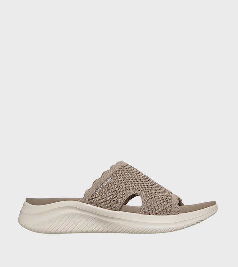 Skechers  Flat Sandals - Brown Flat Sandals