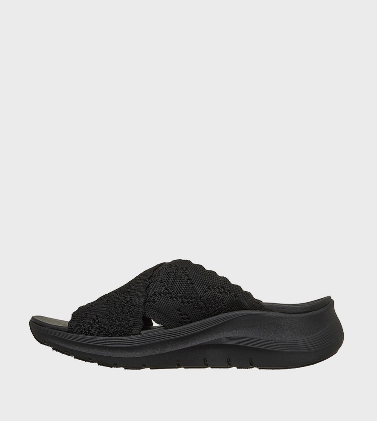 ARCH FIT 2.0 Knitted Strap Platform Sandals