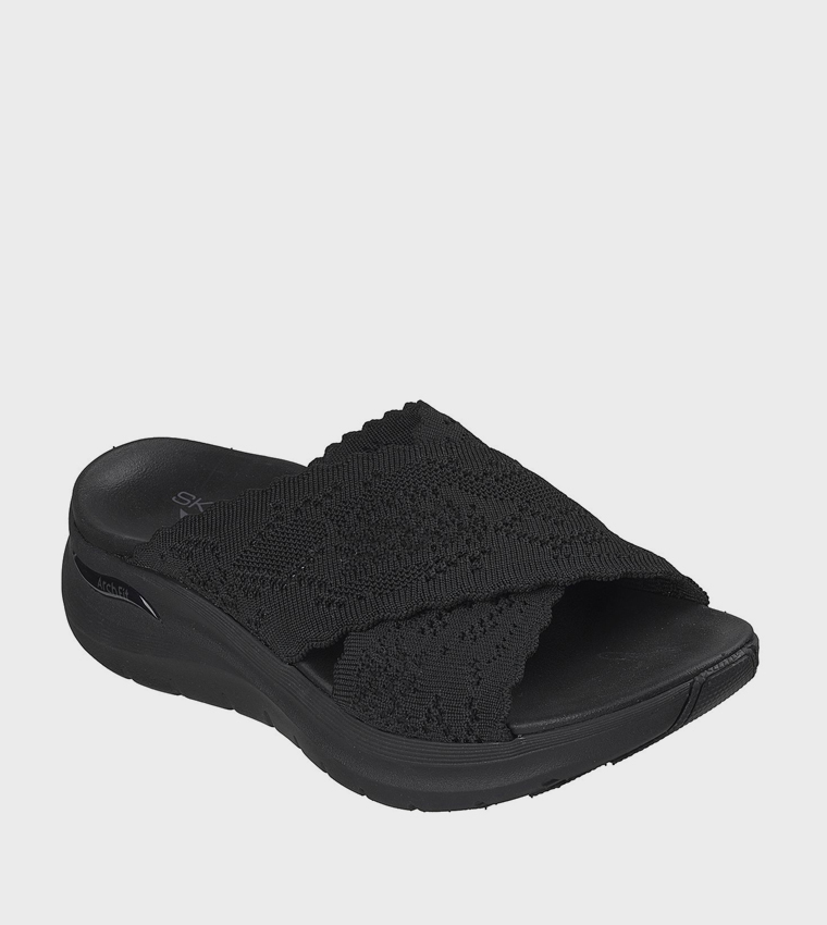 ARCH FIT 2.0 Knitted Strap Platform Sandals