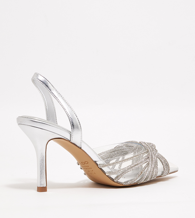 THUBETH Embellished Slingback Pumps