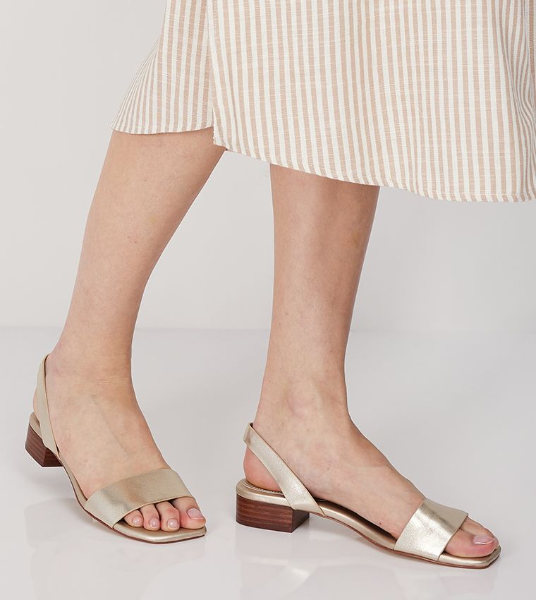 DORENNA Open Toe Flat Sandals
