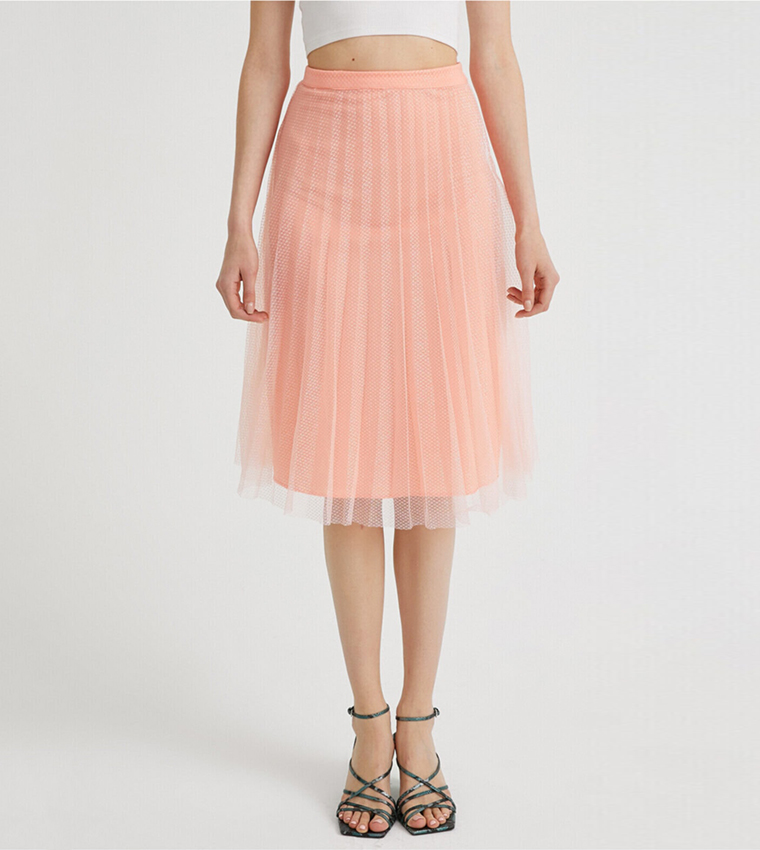 Casual A Line Tulle Skirt