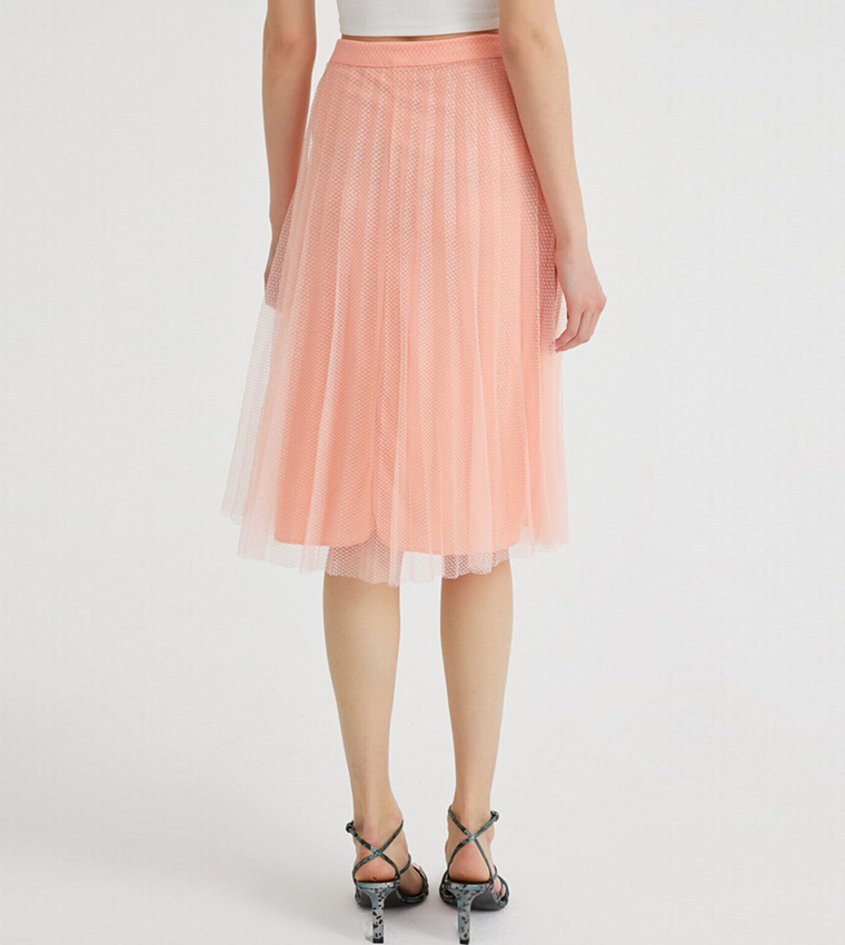 Casual A Line Tulle Skirt