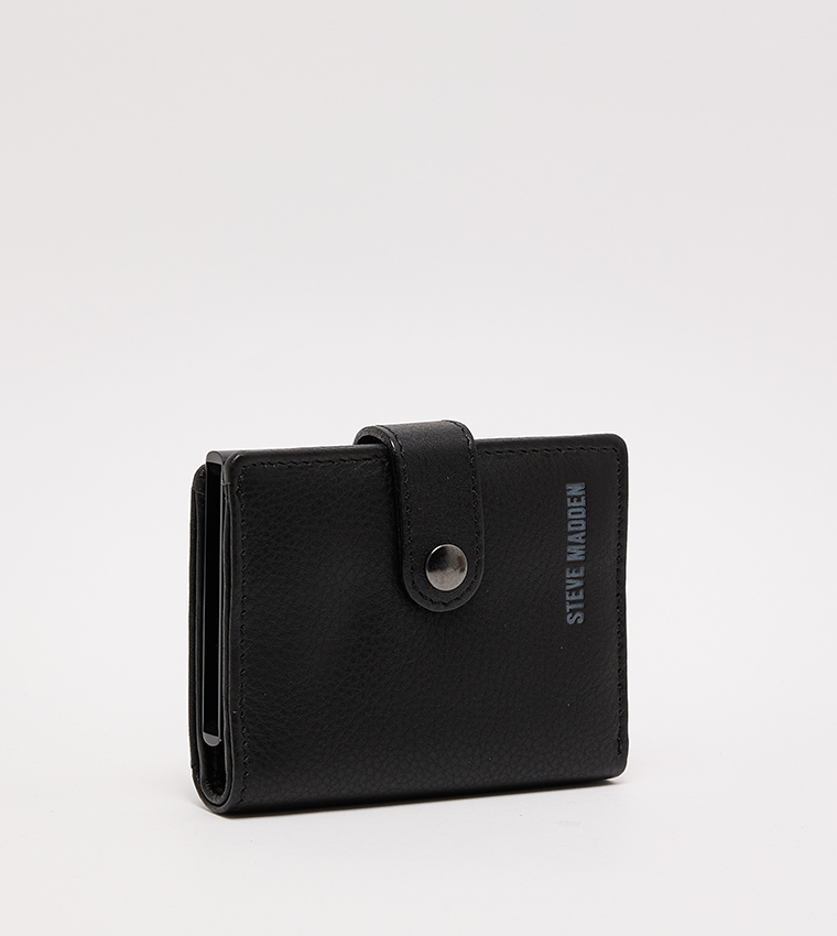 Snap Closure Bi-Fold Wallet