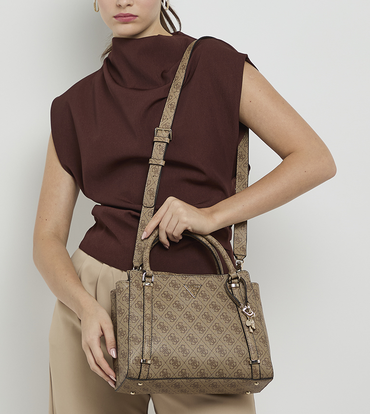 ECO ERICA Monogram Patterned Satchel Bag