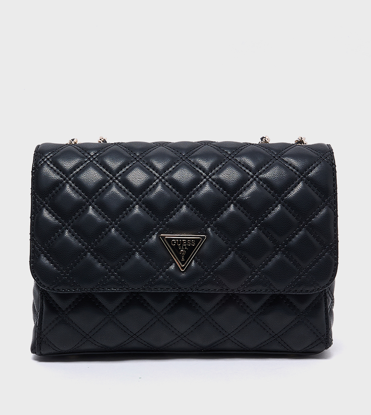 GIULLY II Quilted Flap Crossbody Bag