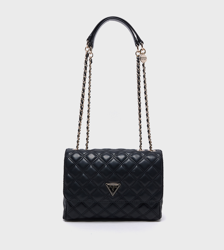 GIULLY II Quilted Flap Crossbody Bag
