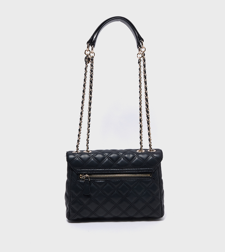 GIULLY II Quilted Flap Crossbody Bag