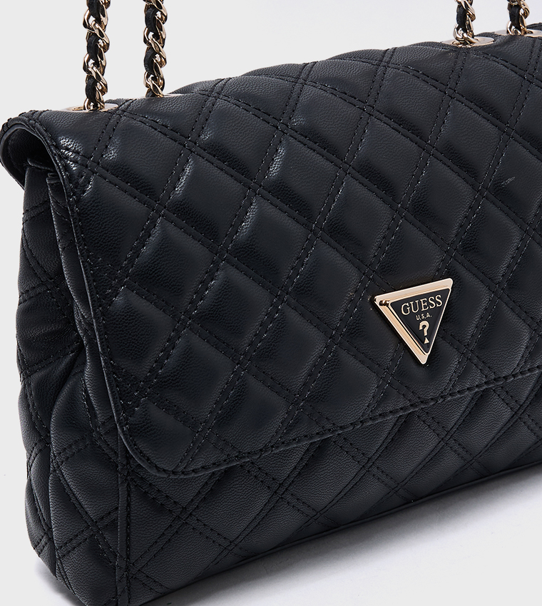 GIULLY II Quilted Flap Crossbody Bag