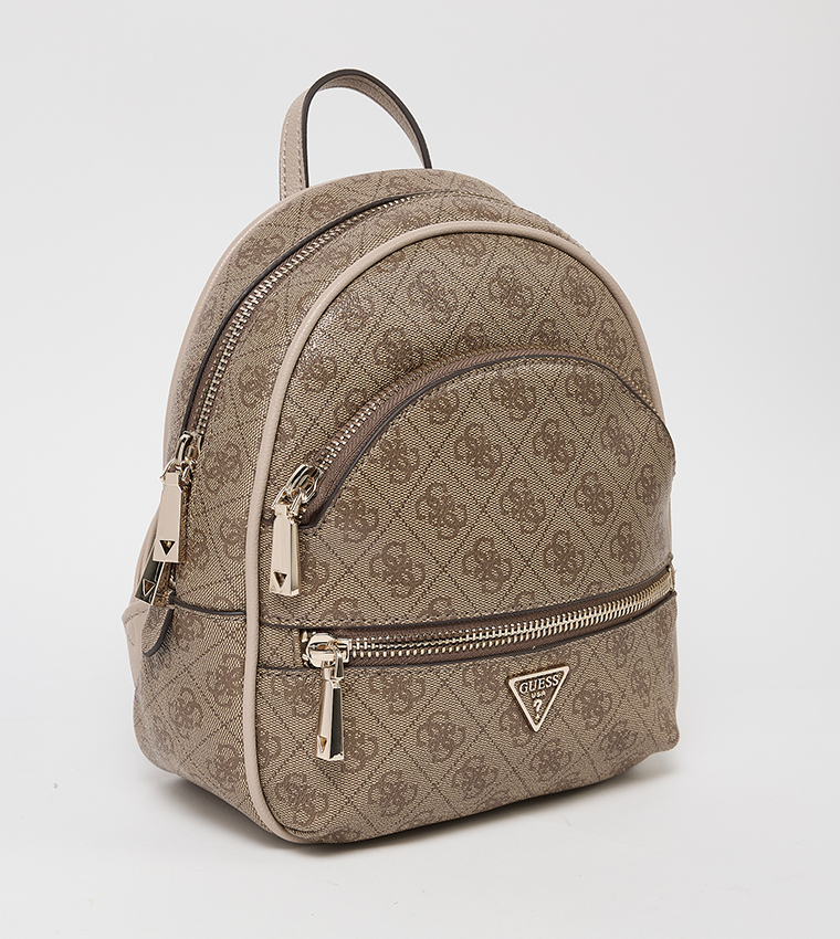 MANHATTAN II Logo Patterned Backpack