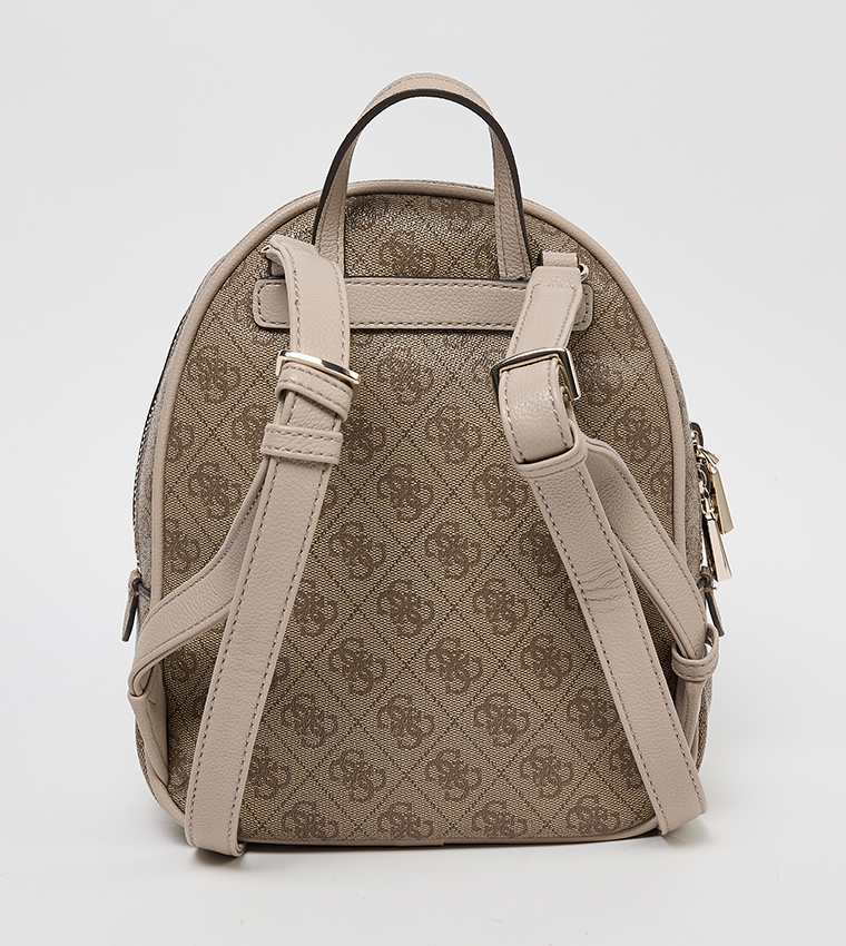 MANHATTAN II Logo Patterned Backpack