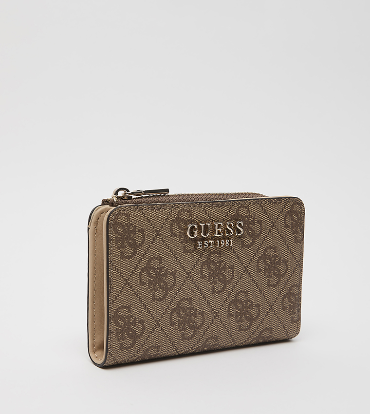 LAUREL II Logo Patterned Medium Wallet