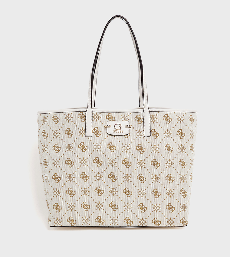 Guess  Tote Bags - Beige Tote Bags