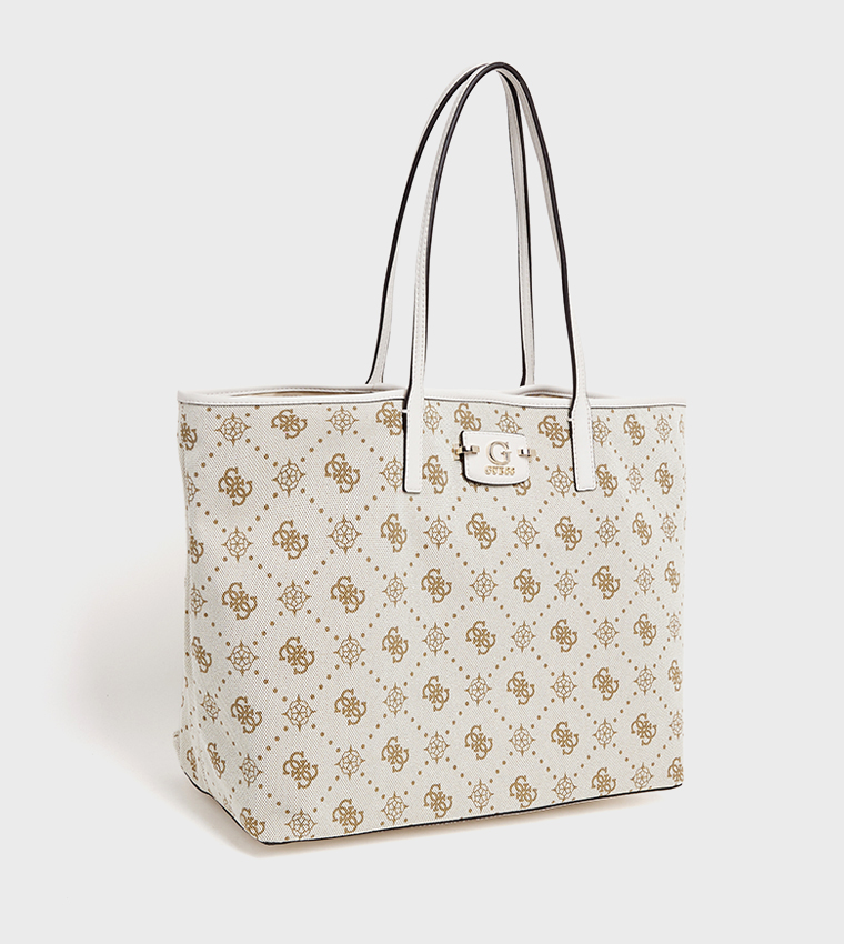 Guess  Tote Bags - Beige Tote Bags