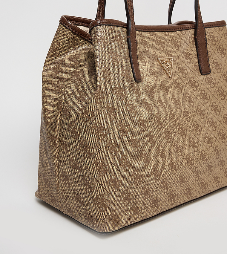 VICTTORIA 2-in-1 Logo Patterned Shoulder Bag Set