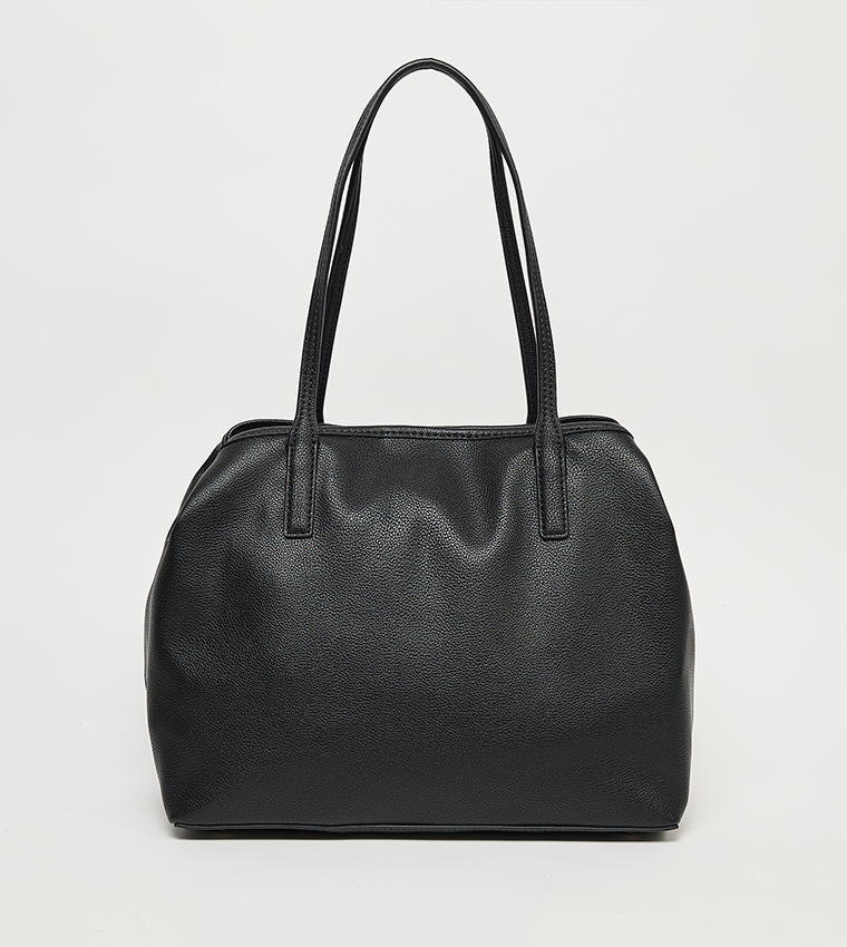 VICTTORIA 2-in-1 Textured Shoulder Bag Set