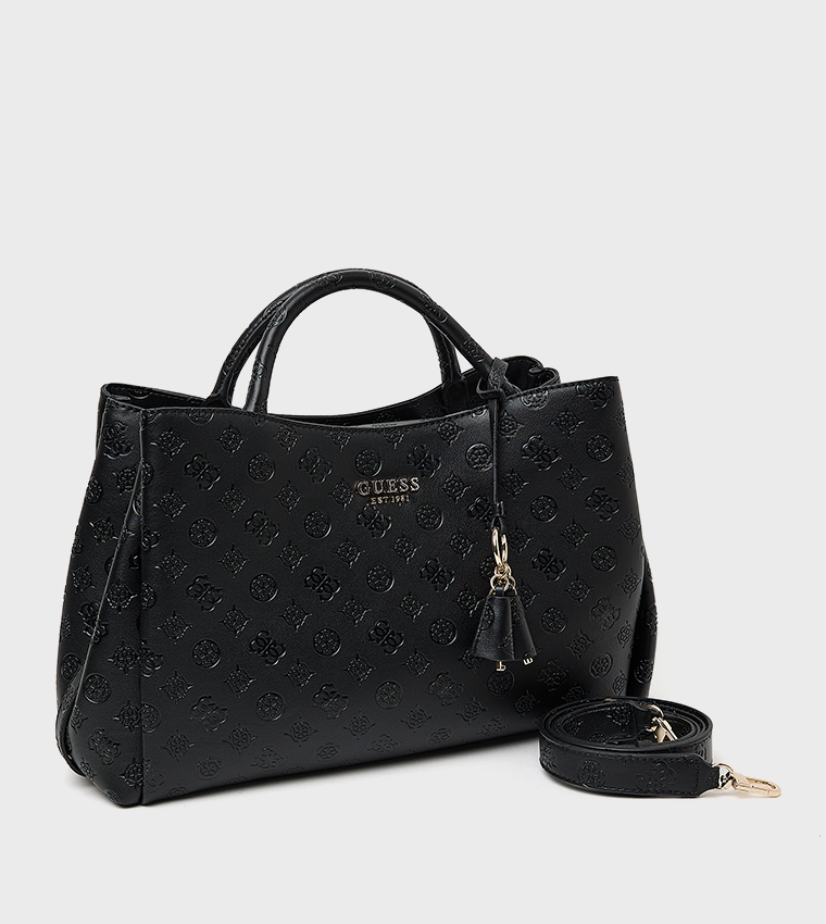 PHOEBE GIRLFRIEND Logo Debossed Handheld Bag