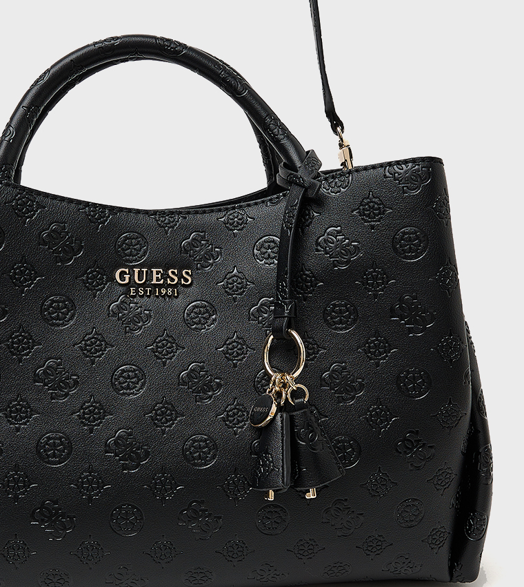 PHOEBE GIRLFRIEND Logo Debossed Handheld Bag