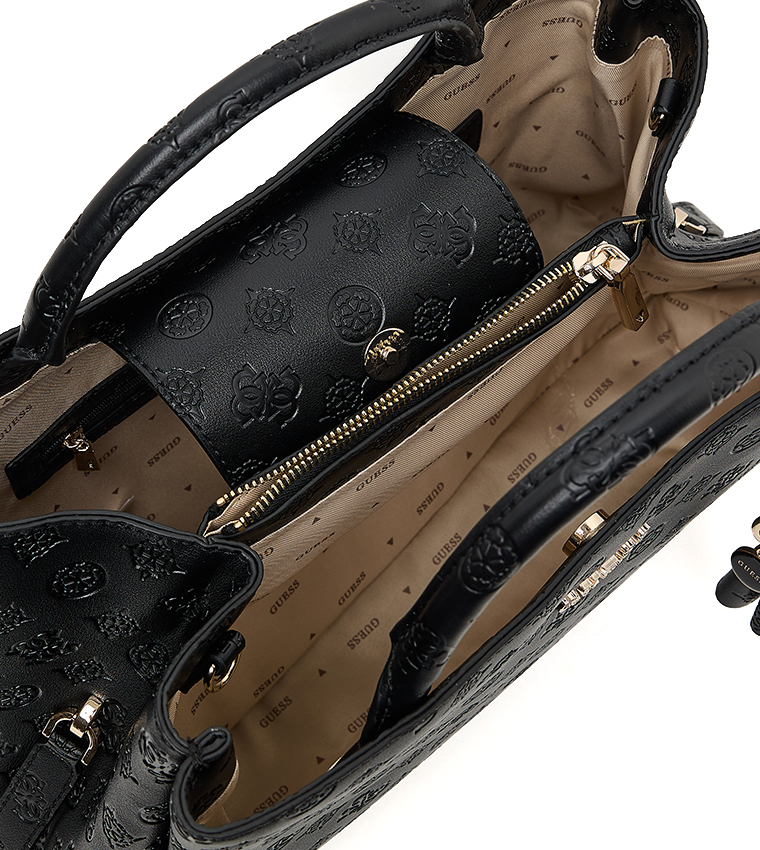 PHOEBE GIRLFRIEND Logo Debossed Handheld Bag