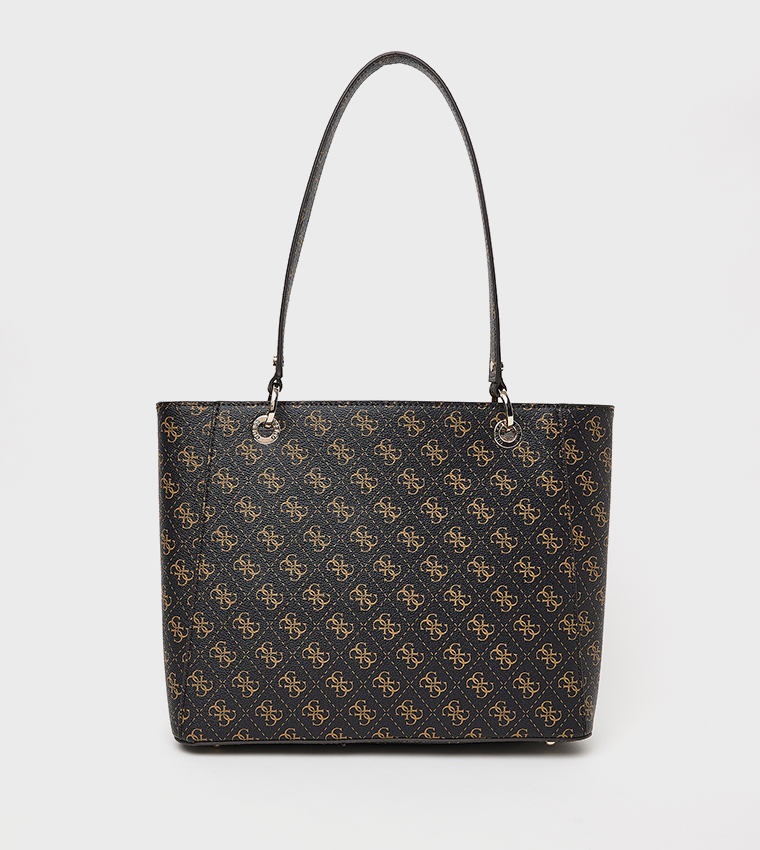 NOELLE II Logo Patterned Tote Bag