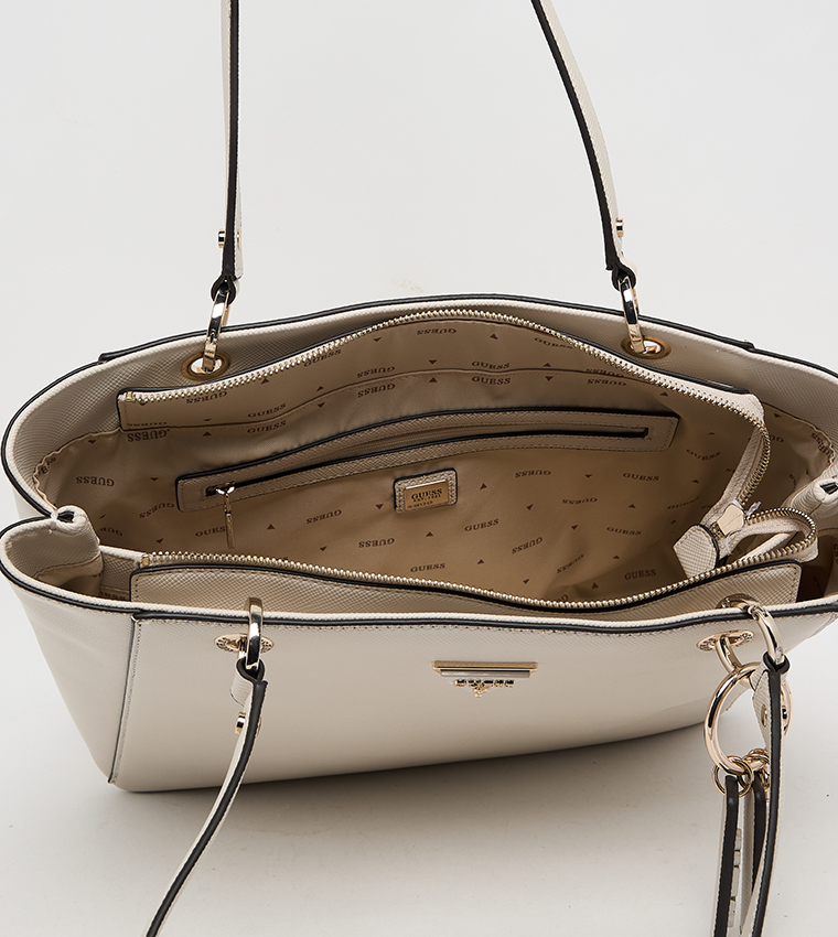 NOELLE II Logo Detail Tote Bag