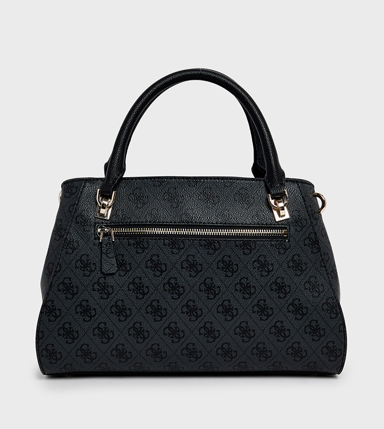 NOELLE II LUXURY Logo Patterned Satchel Bag
