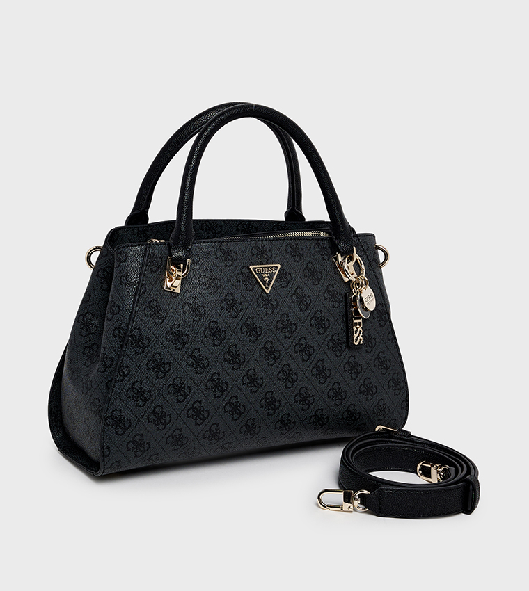 NOELLE II LUXURY Logo Patterned Satchel Bag