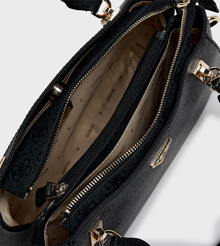 NOELLE II LUXURY Logo Patterned Satchel Bag