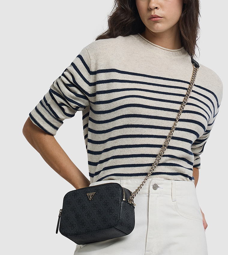 NOELLE II Monogram Patterned Crossbody Bag