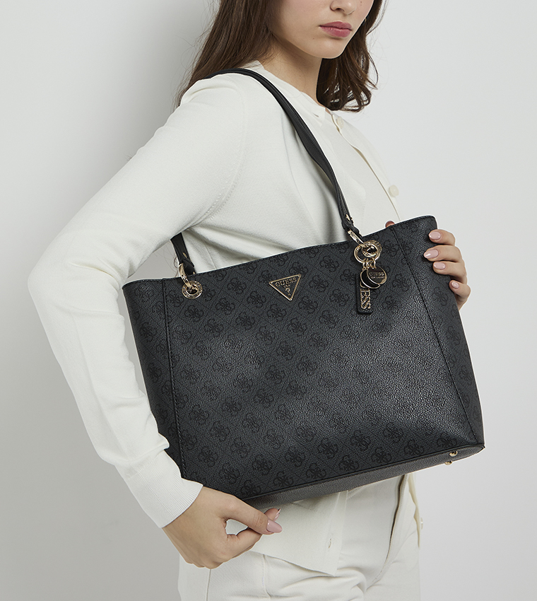 NOELLE II Logo Patterned Tote Bag