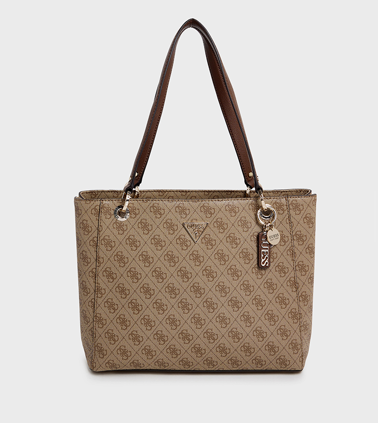 NOELLE II Logo Patterned Tote Bag