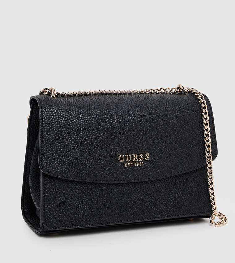 CALISTA Textured Flap Convertible Crossbody Bag