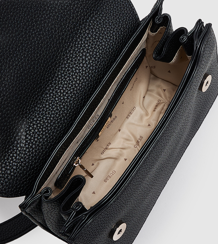 CALISTA Textured Flap Convertible Crossbody Bag