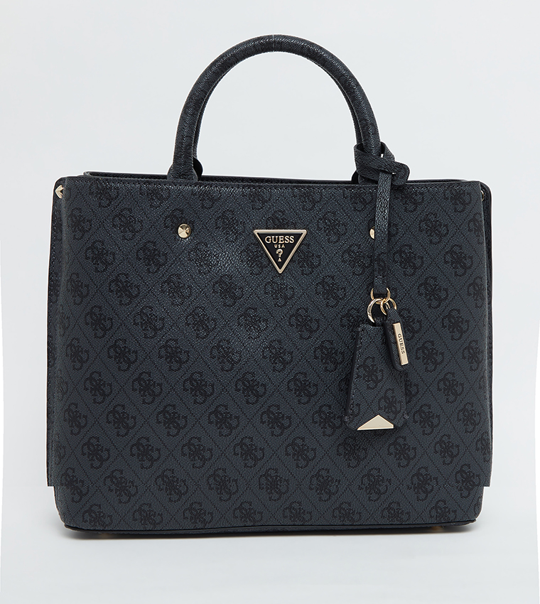 MERIDIAN II GIRLFRIEND Logo Patterned Satchel Bag