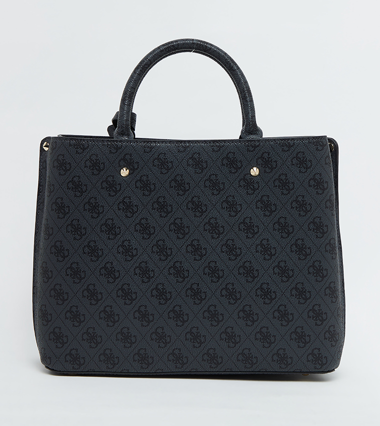 MERIDIAN II GIRLFRIEND Logo Patterned Satchel Bag