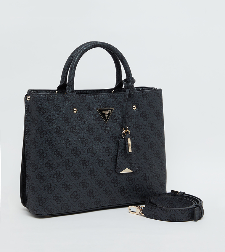 MERIDIAN II GIRLFRIEND Logo Patterned Satchel Bag