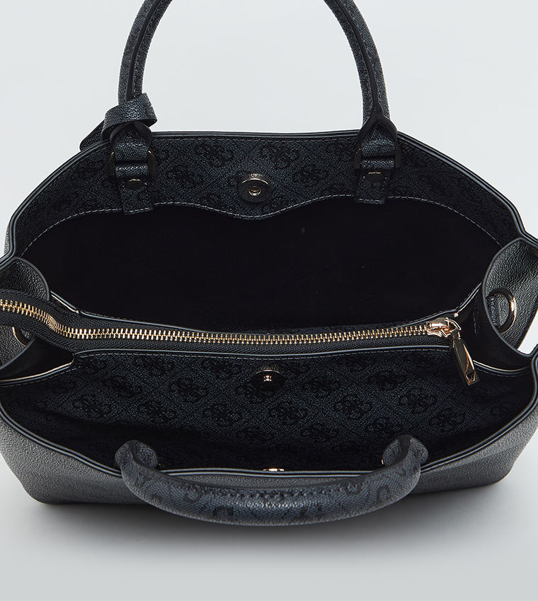 MERIDIAN II GIRLFRIEND Logo Patterned Satchel Bag