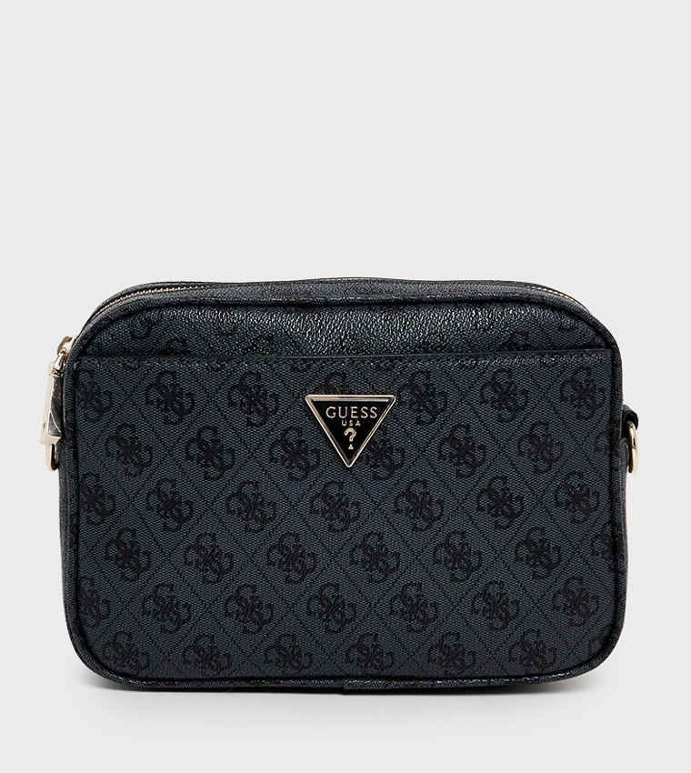 MERIDIAN II Logo Patterned Camera Bag