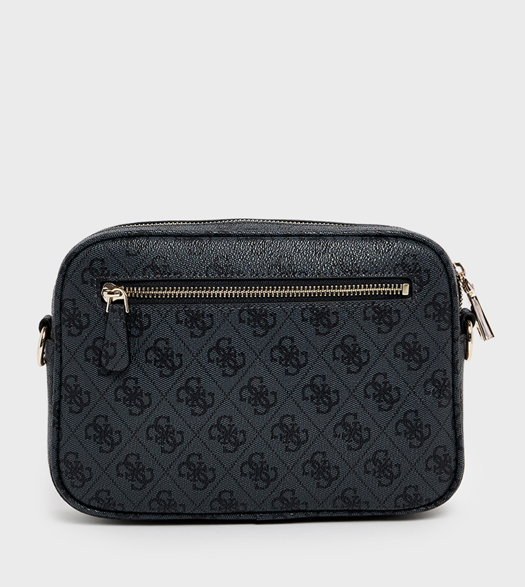 MERIDIAN II Logo Patterned Camera Bag
