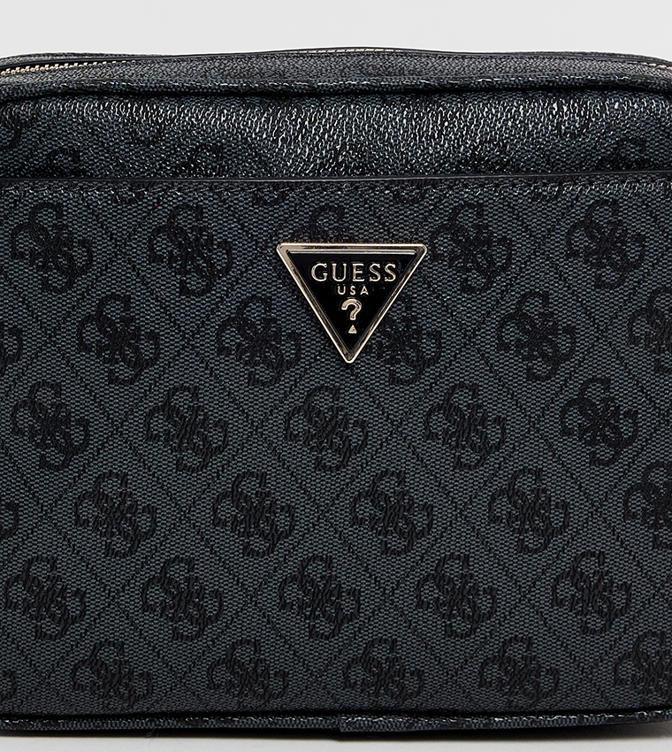 MERIDIAN II Logo Patterned Camera Bag