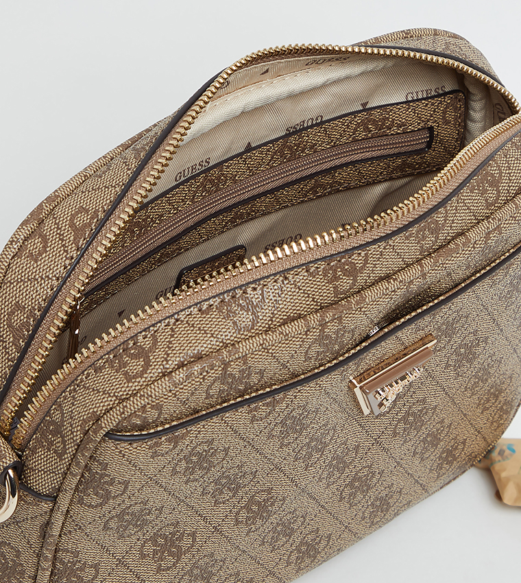 Guess  Crossbody Bags - Brown Cross Body Bags