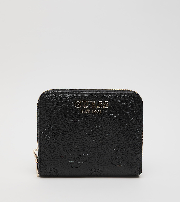 CRESIDIA II Logo Debossed Small Wallet